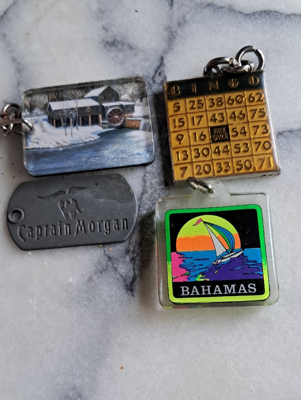 Vintage keychains